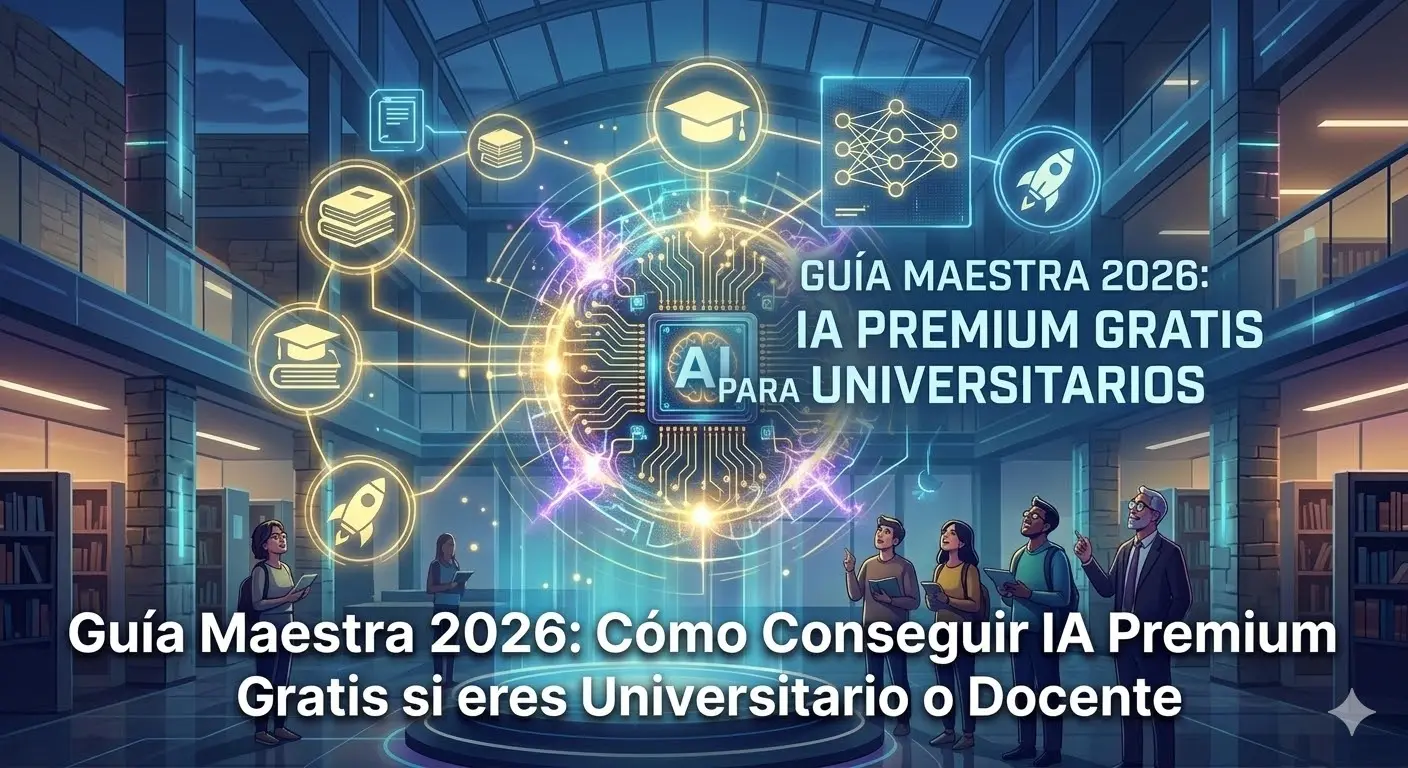 🚀 Guía Maestra 2026: Cómo Conseguir IA Premium Gratis si eres Universitario o Docente